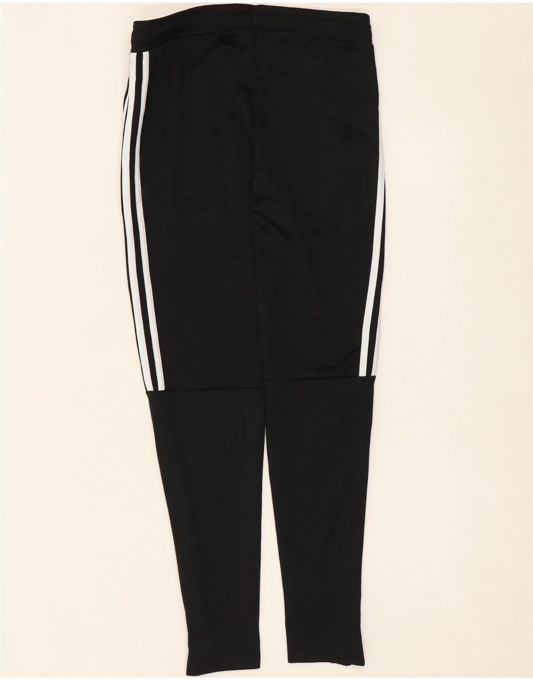 Adidas Pantalones de chándal para mujer UK 8/10 Small Negro Poliéster