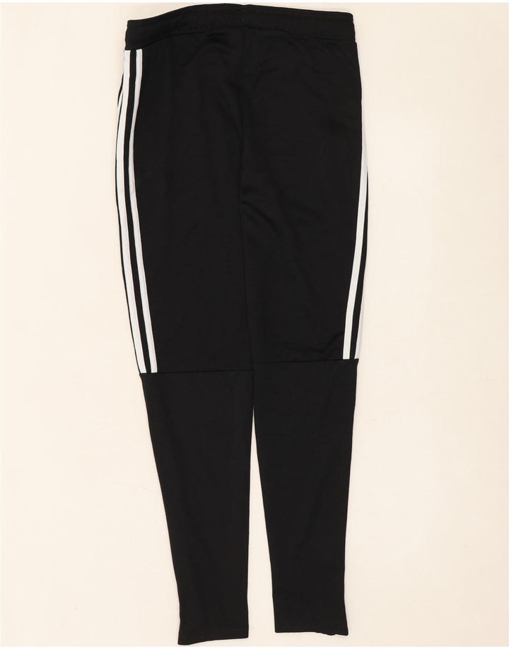 Adidas Pantalones de chándal para mujer UK 8/10 Small Negro Poliéster