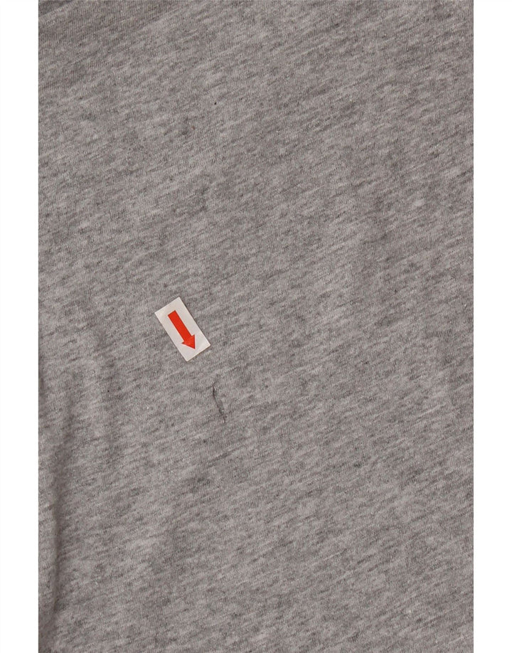 Nike Camiseta gráfica para hombre Top pequeño de algodón moteado gris