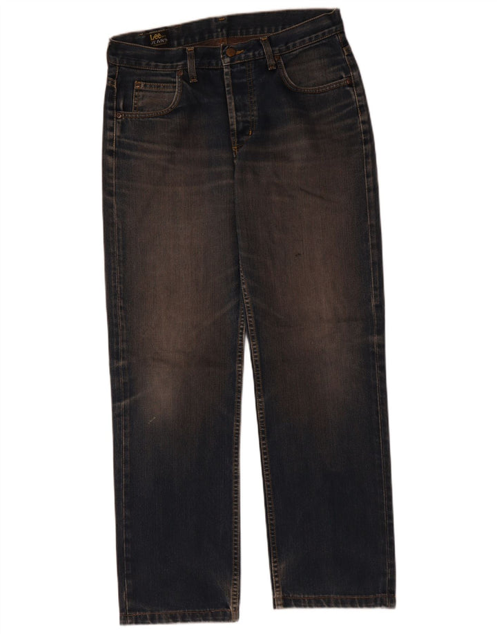 Vaqueros rectos para hombre LEE W30 L30 Azul