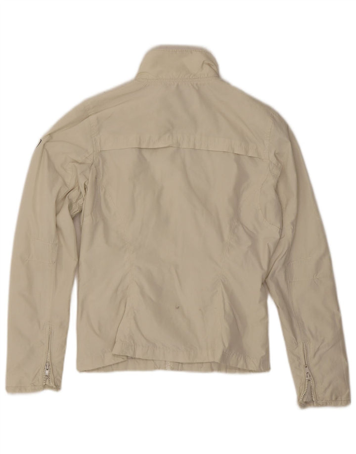 Bomb Boogie Chaqueta Bomber para Mujer Reino Unido 12 Mediano Blanco Roto Poliéster