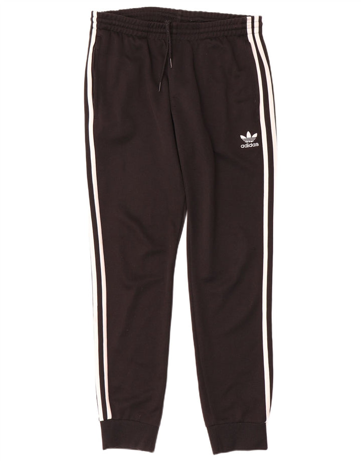 Adidas Hombre Pantalones De Chándal Joggers Medium Negro Poliéster