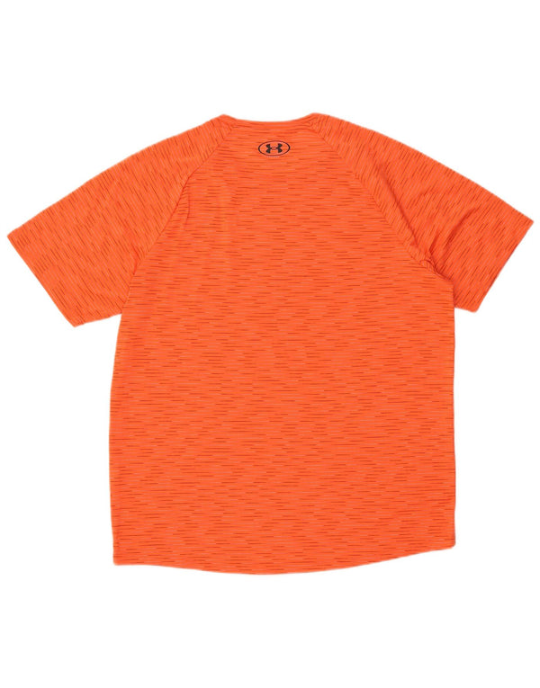 UNDER ARMOUR Camiseta para hombre Top Large Orange Pinstripe