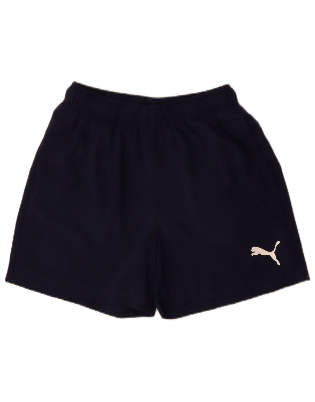 Puma Pantalones cortos deportivos para hombre pequeño poliéster azul marino