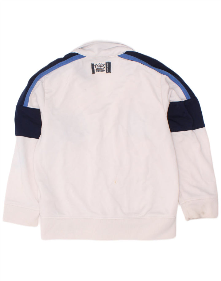 Nike - Chaqueta de chándal gráfica para niños de 4 a 5 años, color blanco, talla pequeña