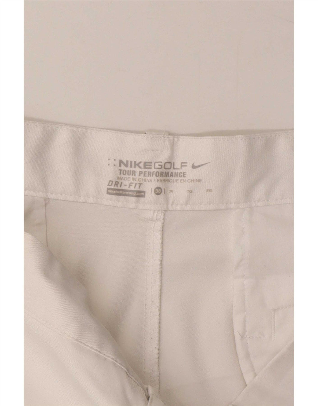 Nike Mens Golf Chino Shorts XL W38 Poliéster blanco