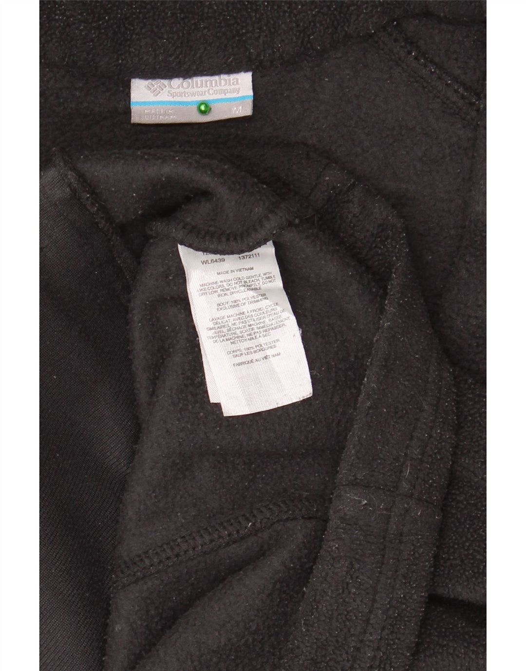 Columbia Chaqueta polar para mujer UK 40 Mediana Poliéster negro