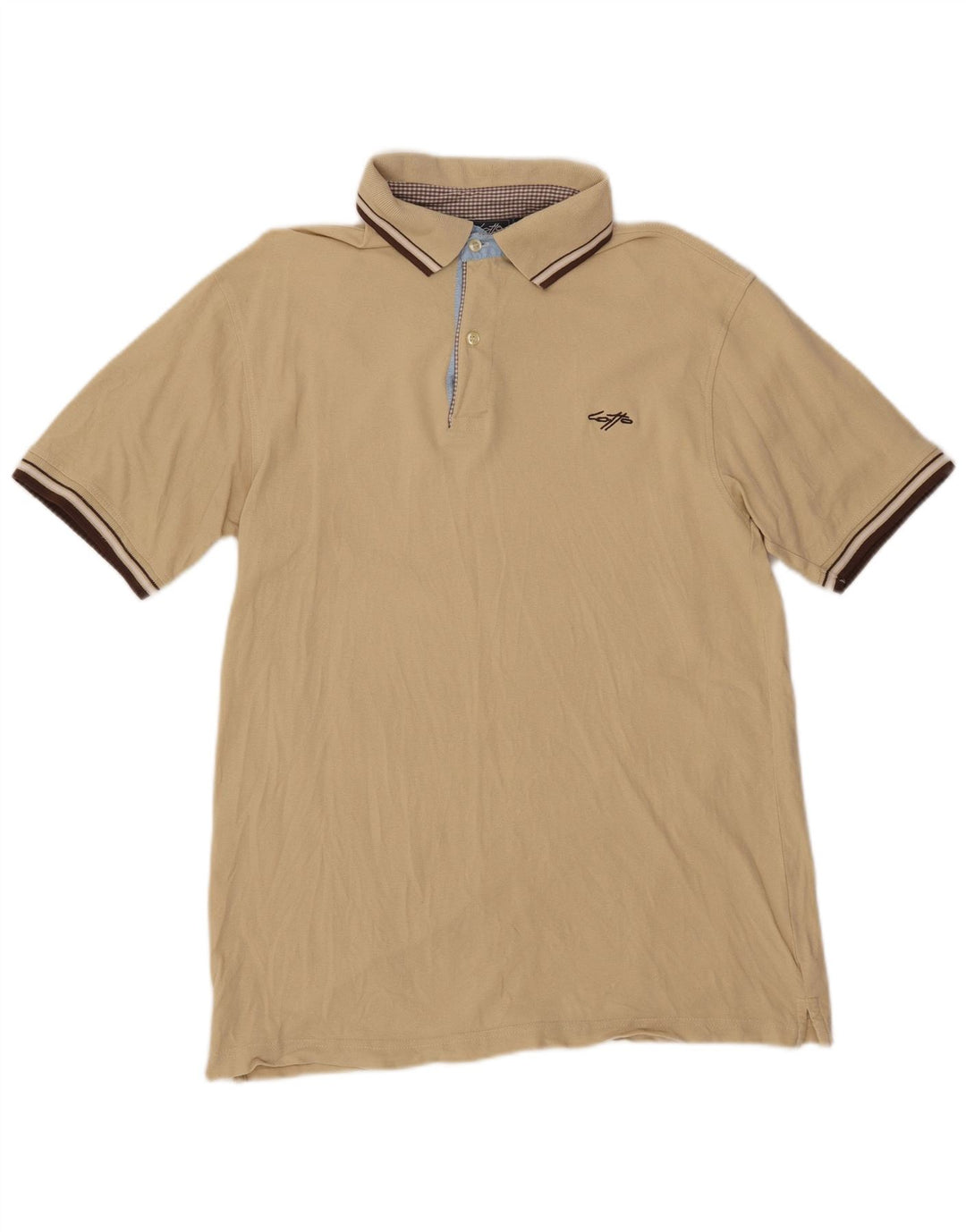 LOTTO Polo Hombre Grande Algodón Beige