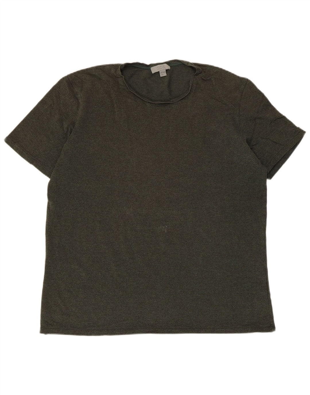 COS - Camiseta para hombre, talla grande, color verde