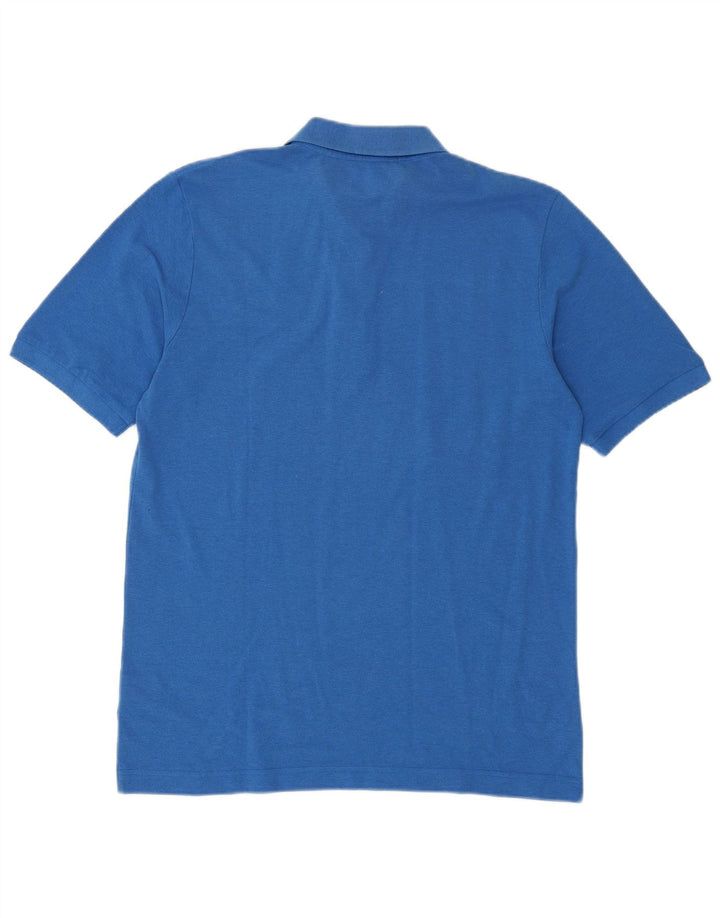 Polo Kappa Hombre Grande Azul Algodón