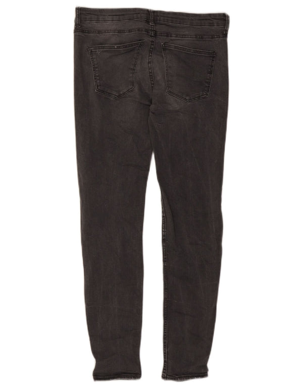 Zara Vaqueros pitillo para mujer EU 38 Small W28 L27 Gris