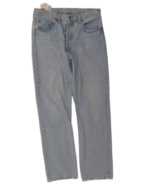Levi's Hombre 501 Vaqueros Rectos W31 L30 Algodón Azul