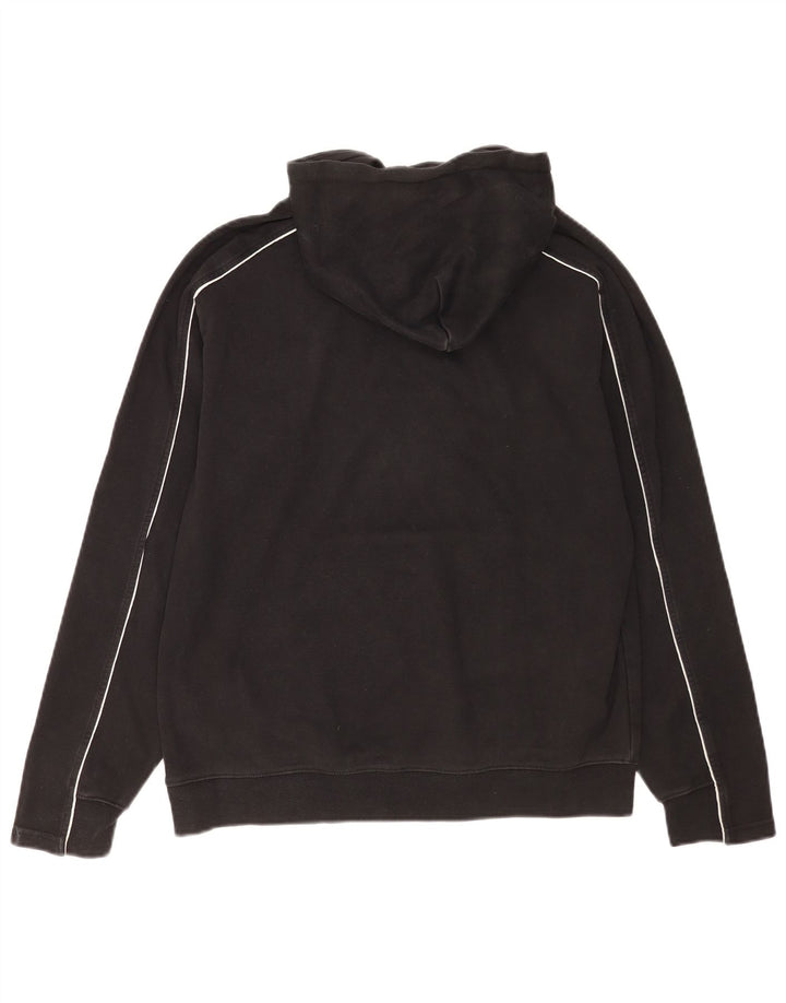 Asics Hombre Sudadera Con Capucha Jumper Medium Negro Algodón