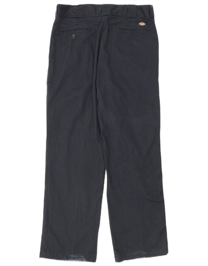 Dickies Pantalón chino recto para hombre W32 L30 Azul marino