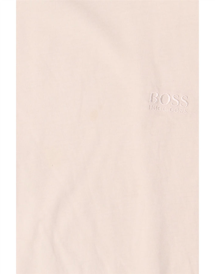 Hugo Boss Camiseta para mujer Top UK 12 Medium White Cotton