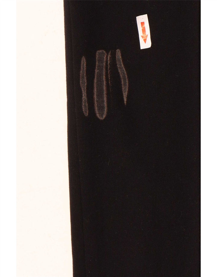 Armani Pantalón chino ajustado para mujer IT 48 XL W34 L31 Poliéster negro