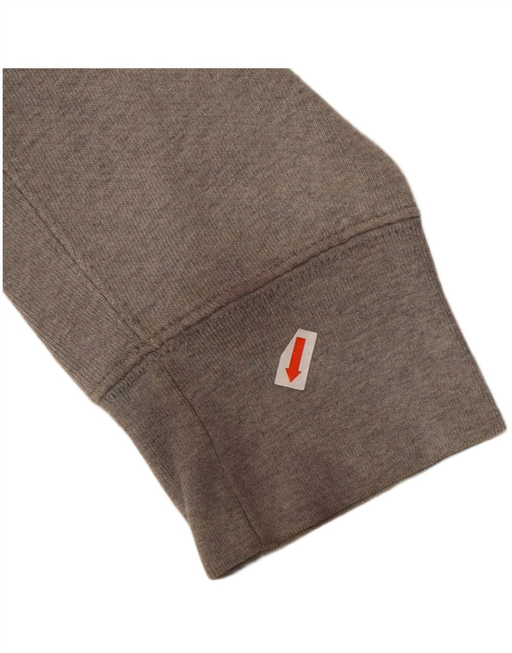 LEVI'S Mens Graphic Hoodie Jumper Large Grey Cotton