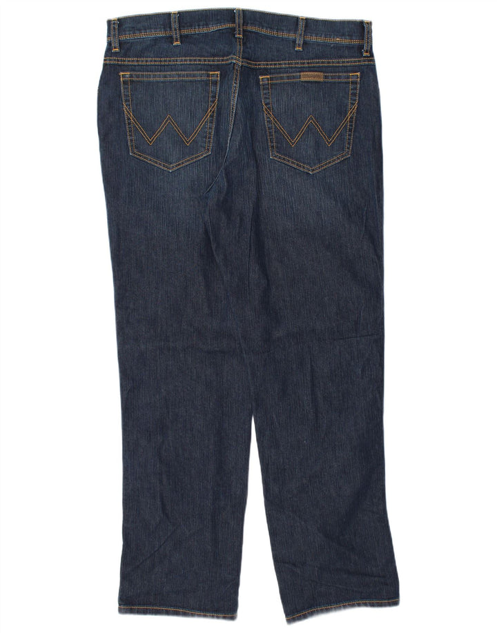 WRANGLER Vaqueros rectos de corte regular para hombre W38 L32 Algodón azul