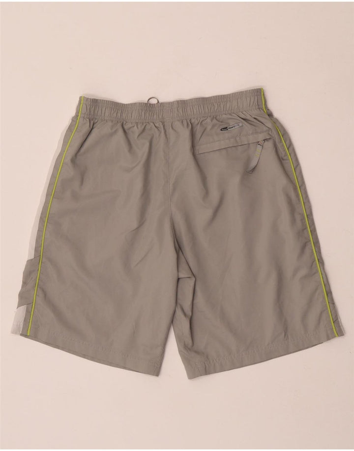 Pantalones cortos deportivos Puma para hombre Gris medio Colorblock Poliéster