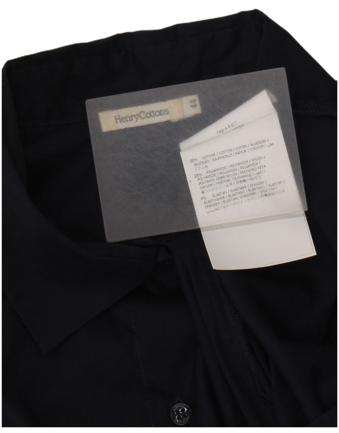 Henry s Blusa de manga corta para mujer IT 44 Azul marino mediano
