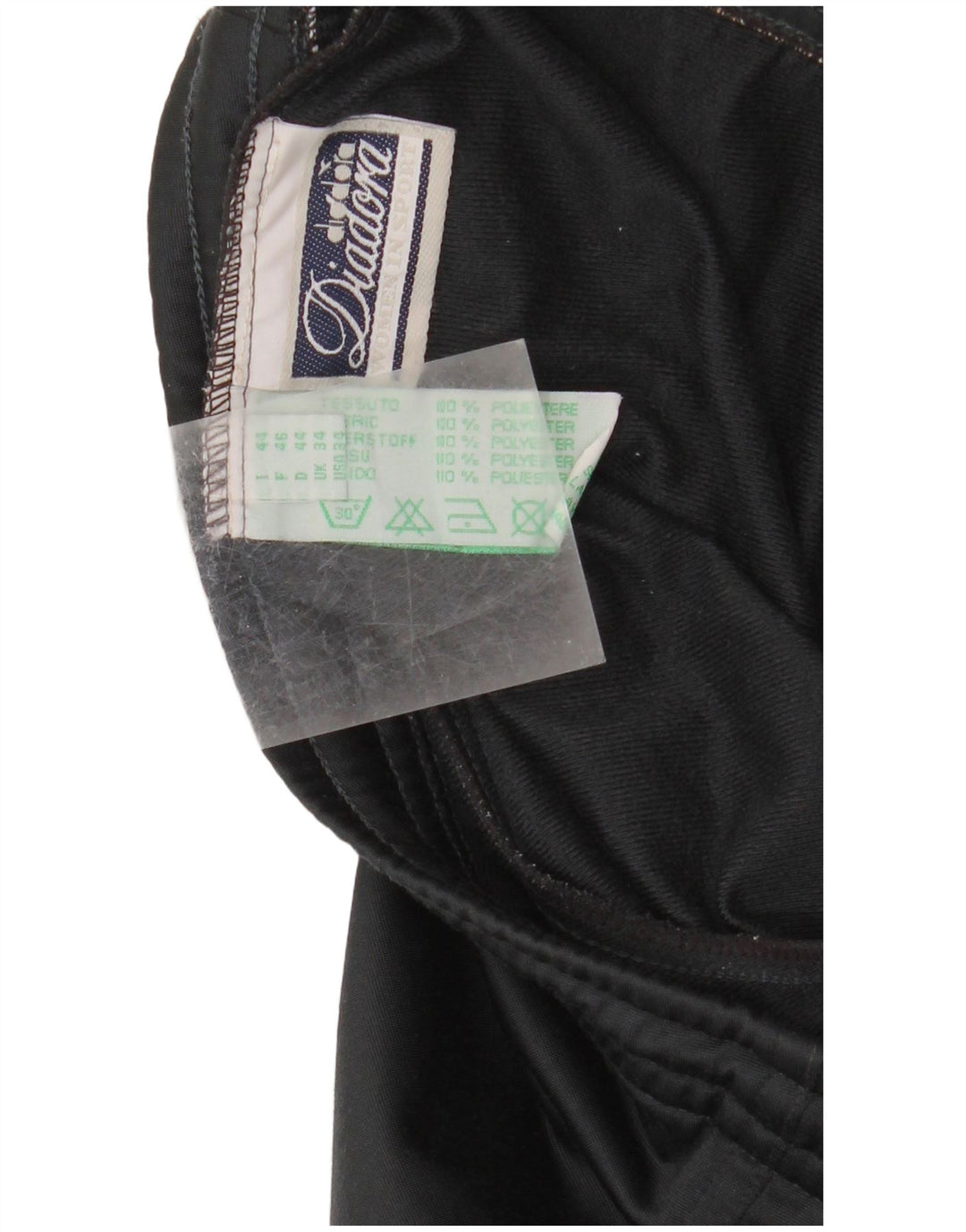 Diadora Pantalón Chándal Hombre Large Negro Poliéster