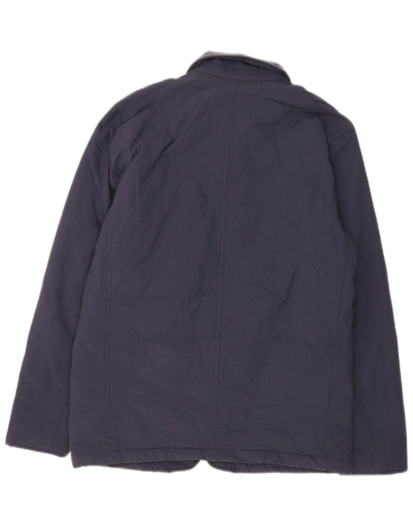 Levi's Chaqueta acolchada para hombre UK 38 Medium Azul marino Poliamida Clásica