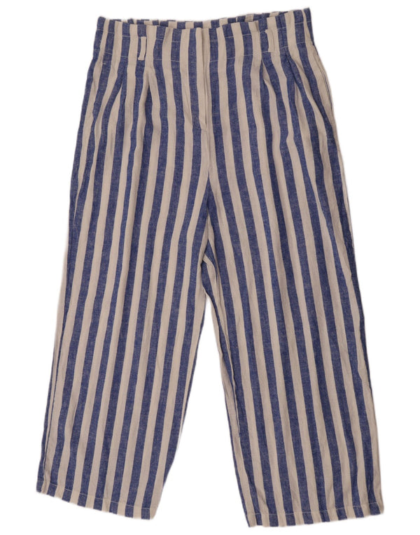J. Crew Pantalones rectos para mujer US 12 Large W32 L25 Blue Stripes