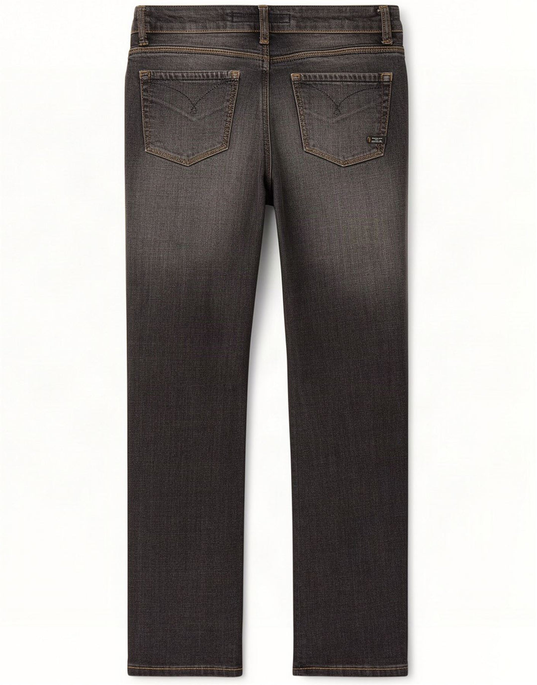 Jeans Rectos Massimo Dutti Mujer W30 L30 Gris Algodón
