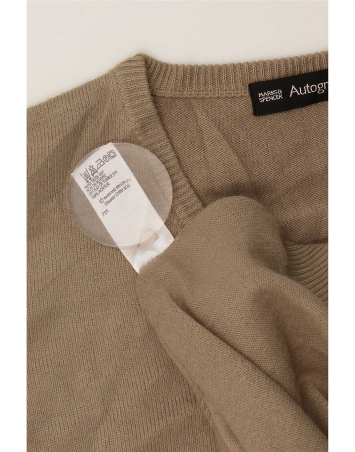 Marks & Spencer - Camiseta sin mangas para hombre, talla grande, acrílico beige