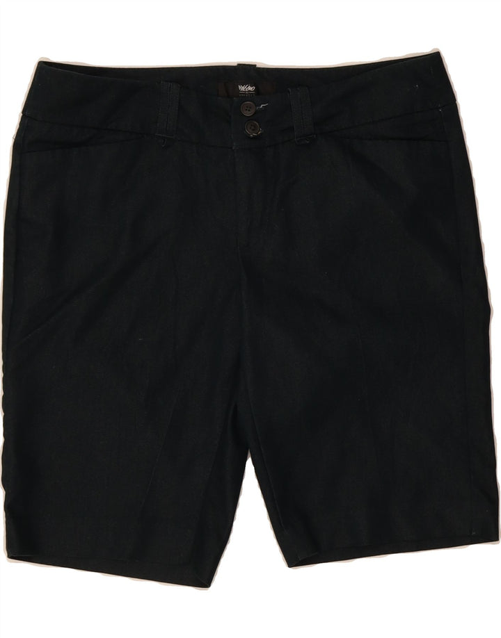 MOSSIMO Womens Stretch Casual Shorts US 6 Medium W32 Navy Blue Cotton Vintage Mossimo and Second-Hand Mossimo from Messina Hembry 