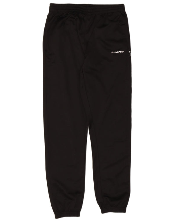 Lotto Hombre Pantalones De Chándal Joggers Large Negro Poliéster