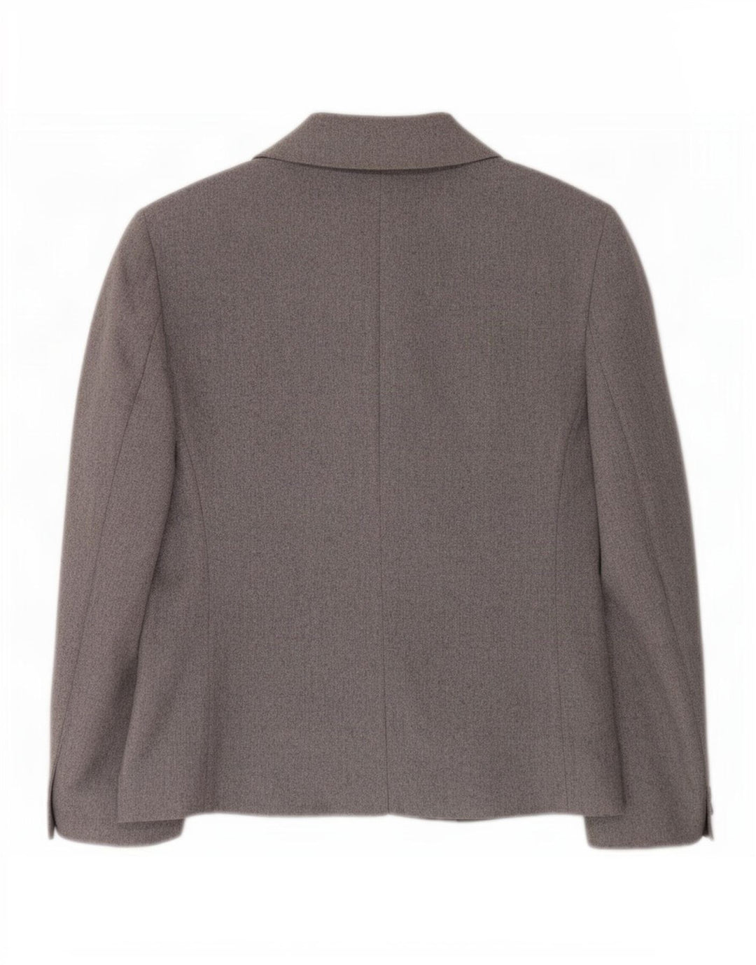 St Michael Chaqueta Blazer de 1 Botón para Mujer UK 44 Grande Lana Gris