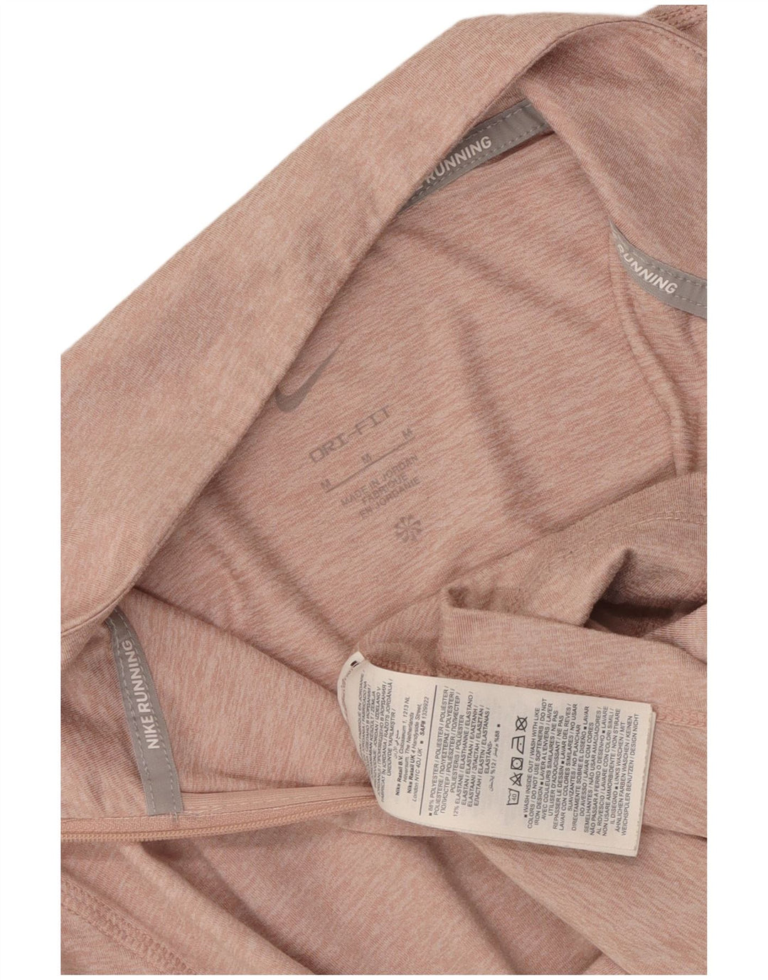 Nike Dri Fit - Chándal con cremallera y cuello para mujer, talla M, color rosa