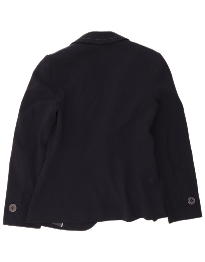 Marks & Spencer Chaqueta tipo blazer con 1 botón para mujer, talla 44, talla mediana, azul marino