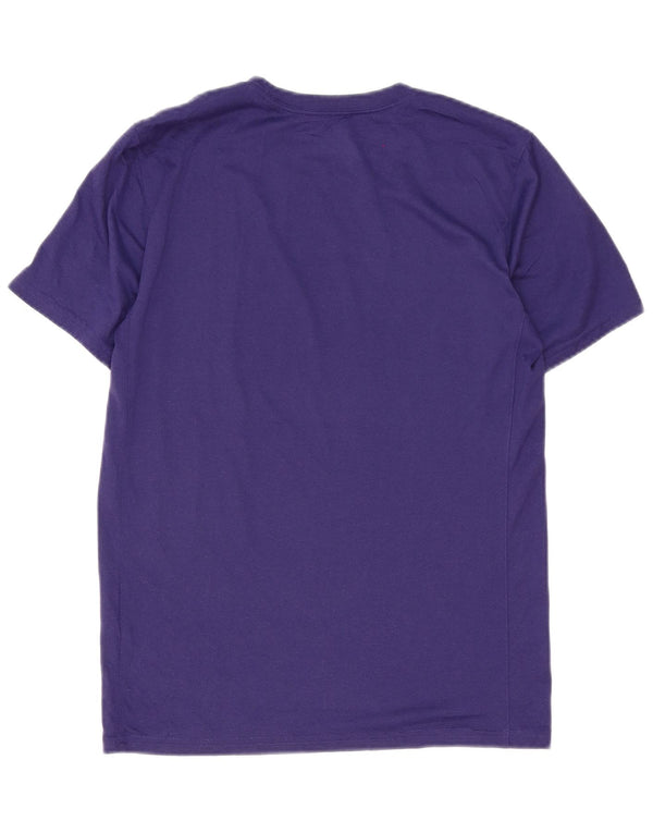 Nike Dri Fit Graphic Camiseta para hombre, talla pequeña, color morado