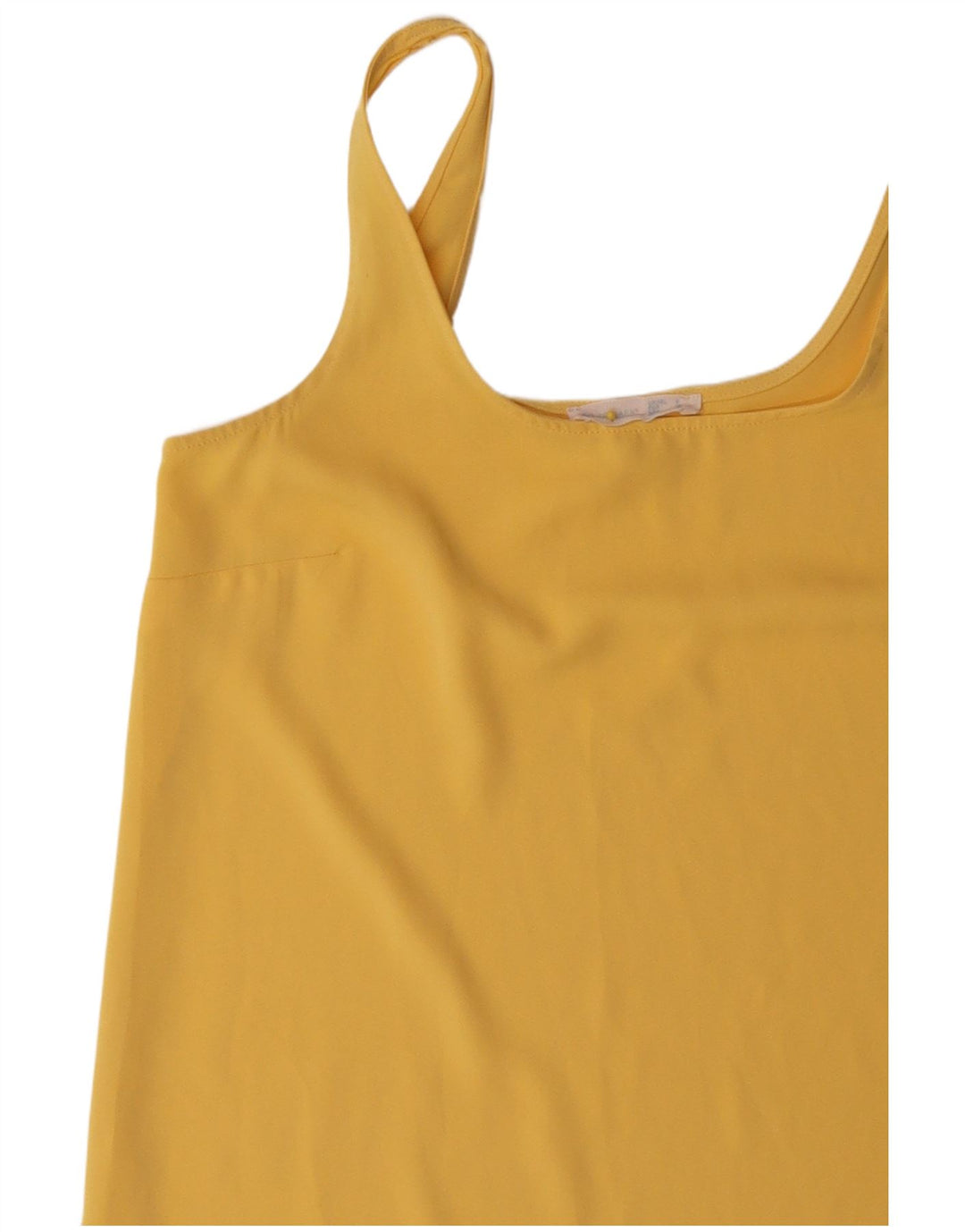 PRIMARK Top de tirantes para mujer UK 8 Small Poliéster amarillo