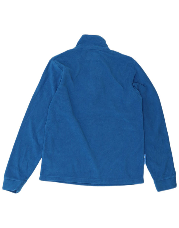 Mountain Warehouse Jersey polar con cremallera y cuello para niños 12-13 años Azul deportivo
