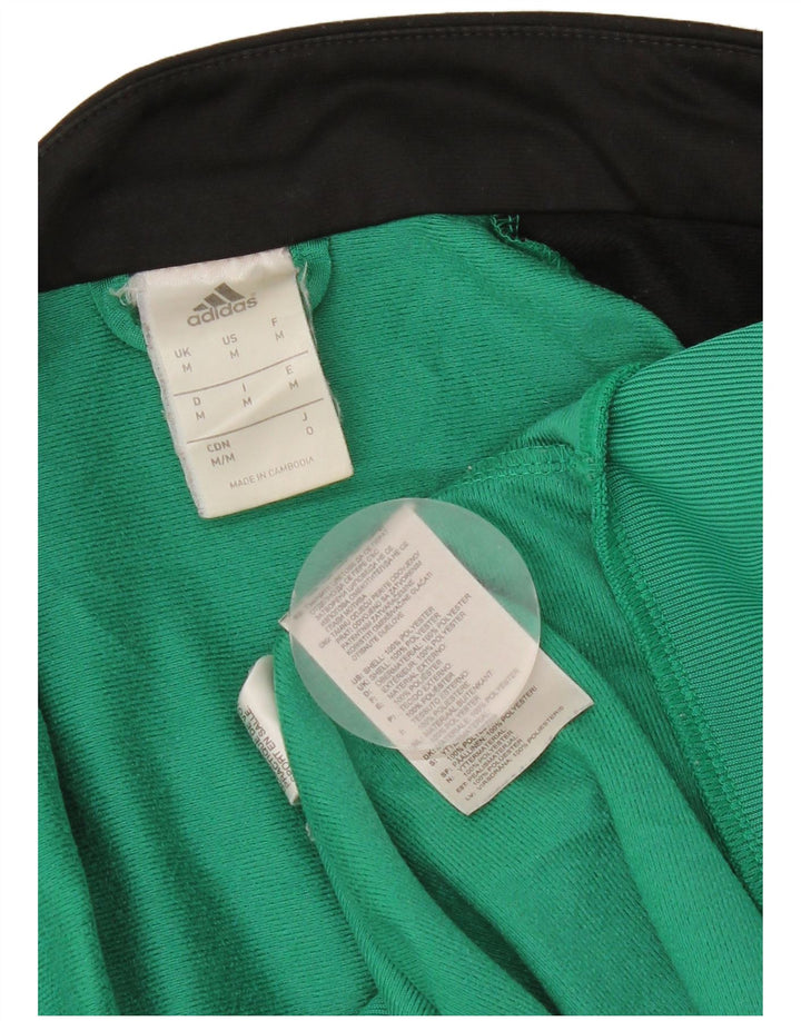 Adidas Hombre Chándal Top Jacket Verde Medio Colorblock Poliéster