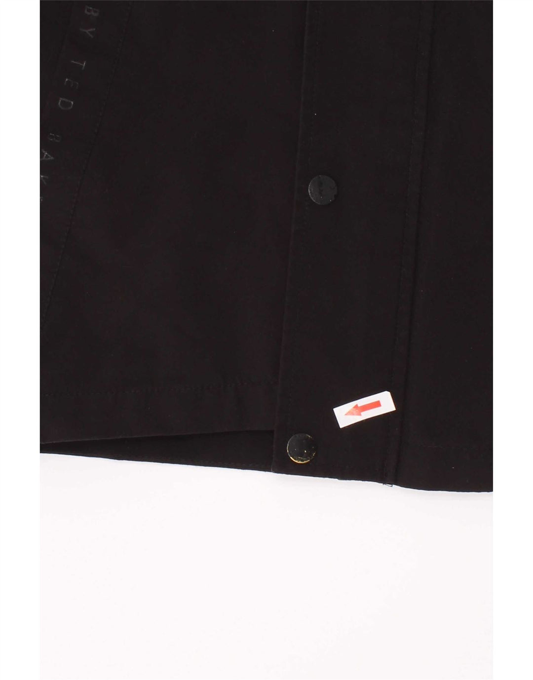 Ted Baker Chubasquero con capucha y gráfico para niños 4-5 años Poliéster negro