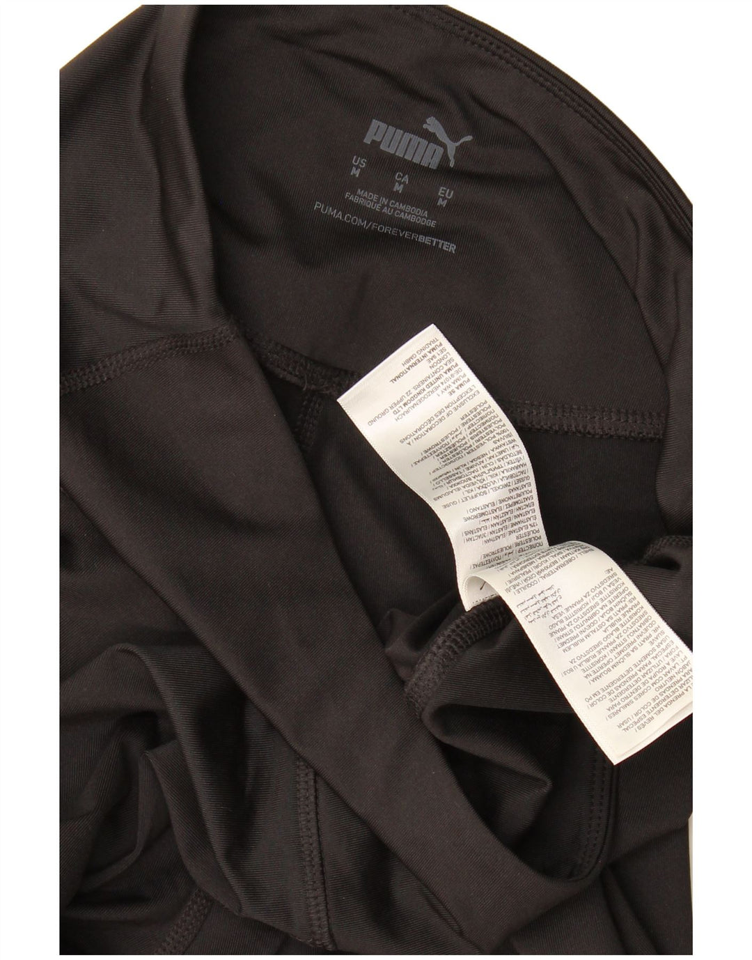 Puma Leggings Capri para Mujer UK 44 Mediano Negro Poliéster