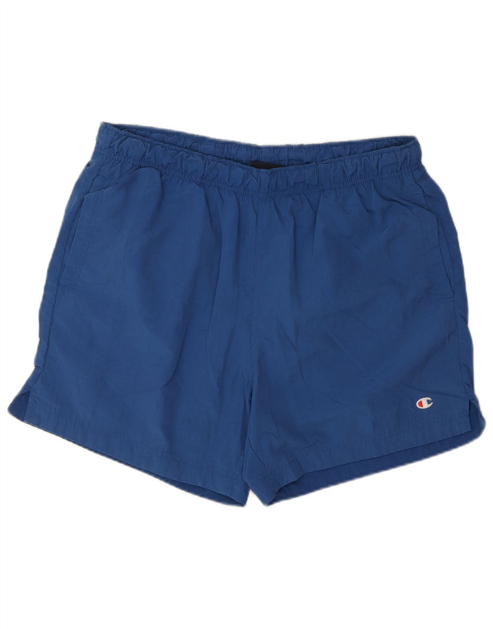 Champion Bañador para hombre, talla grande, azul