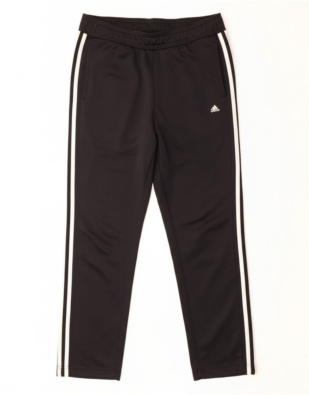 ADIDAS Womens Tracksuit Trousers UK 8/10 Small  Black Polyester Vintage Adidas and Second-Hand Adidas from Messina Hembry 