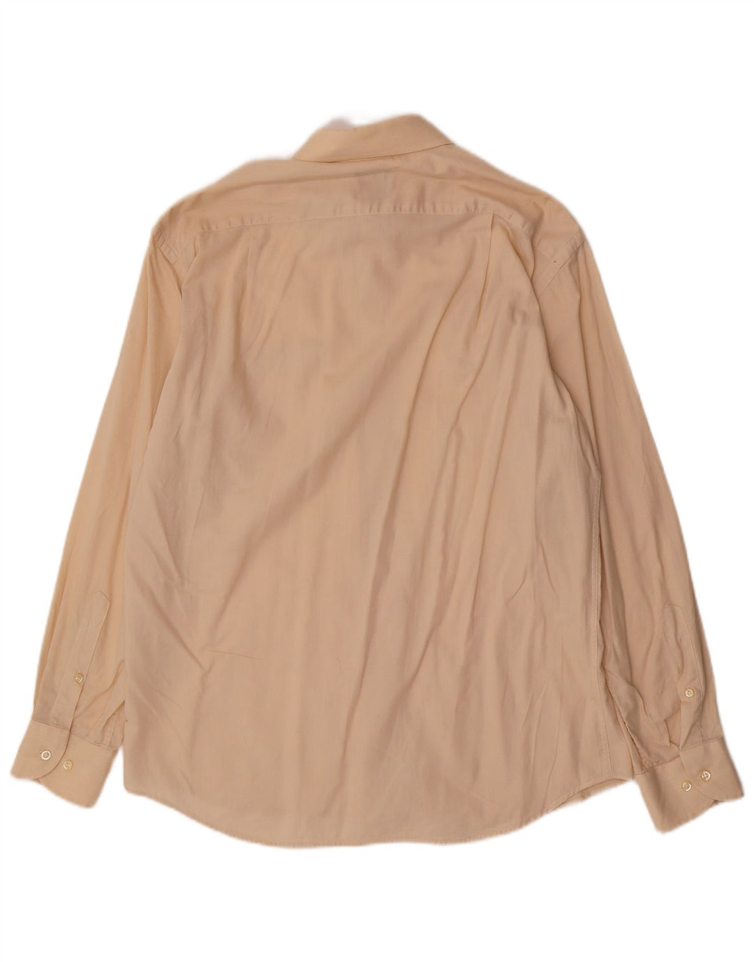 Roccobarocco Camisa para hombre Talla 15 1/2 39 Algodón beige medio