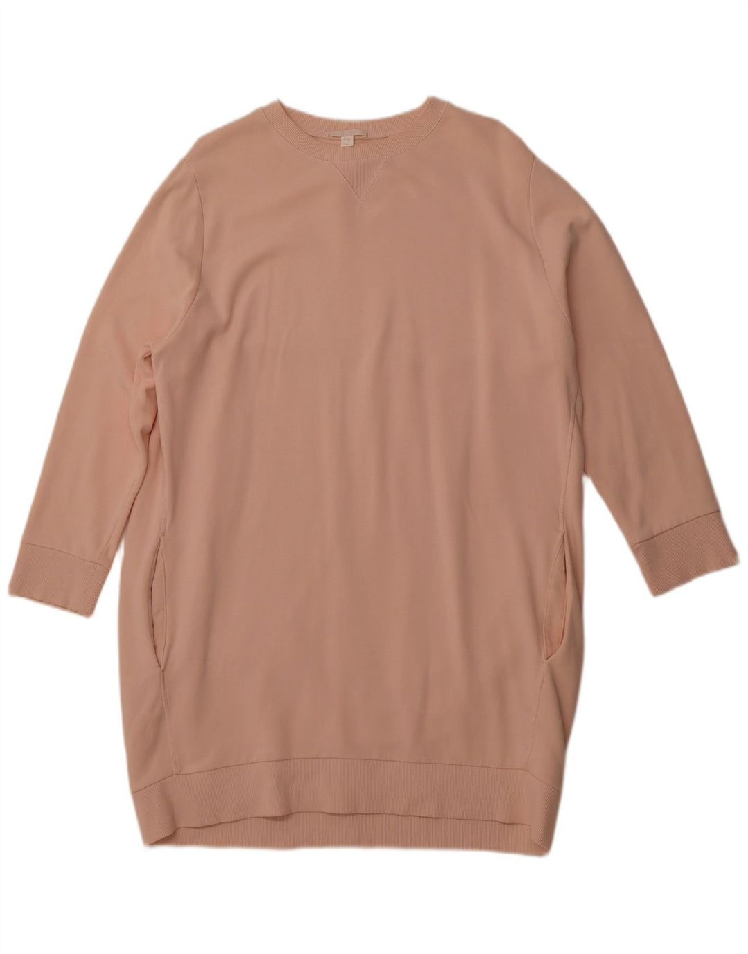 COS Vestido tipo jersey extragrande para mujer Reino Unido 14 Algodón rosa medio