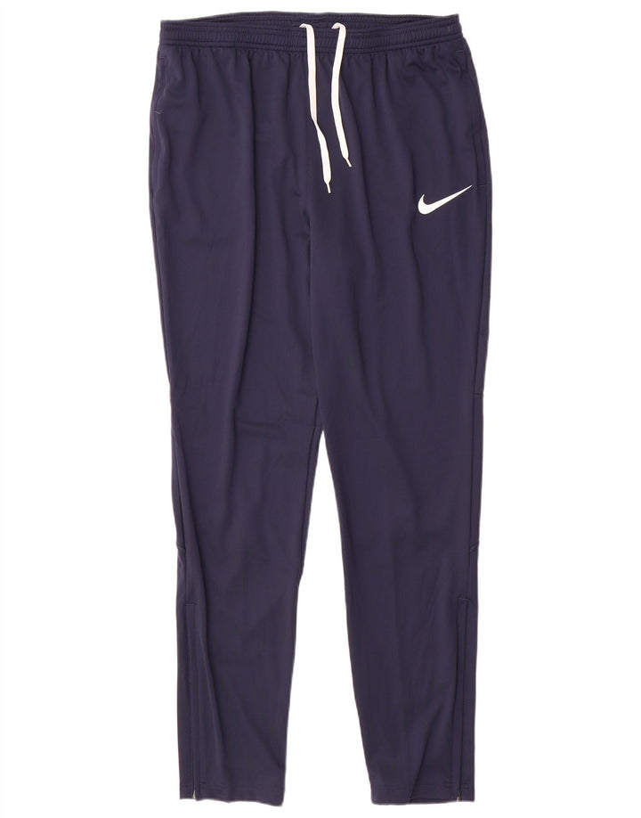 Nike - Pantalones de chándal Dri Fit para hombre, talla grande, poliéster, color azul marino