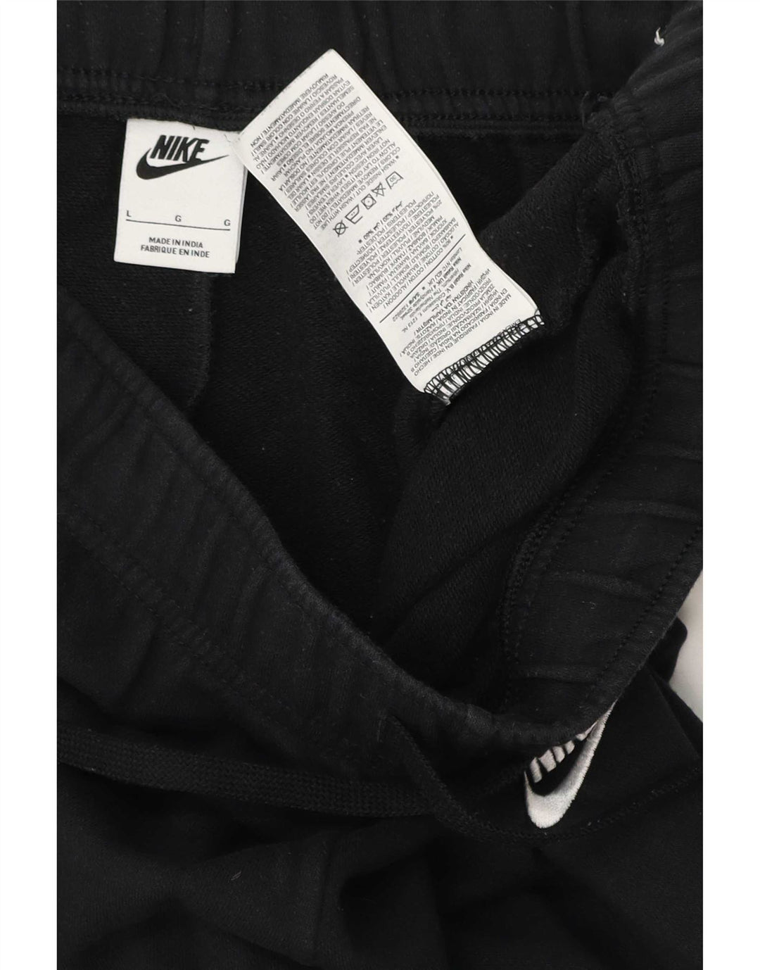 Nike - Pantalones de chándal para hombre, talla grande, color negro, algodón