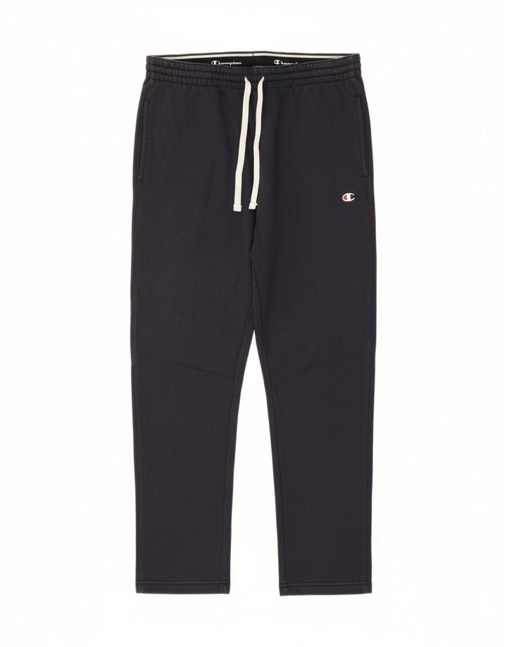 CHAMPION Mens Tracksuit Trousers Large Navy Blue Polyester Vintage Champion and Second-Hand Champion from Messina Hembry 