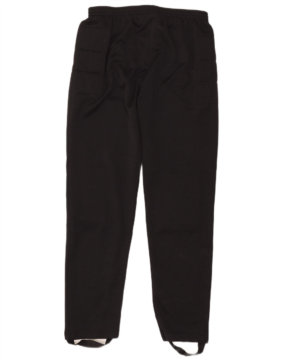 Asics - Pantalón de chándal con estribo para hombre, talla grande, poliéster negro