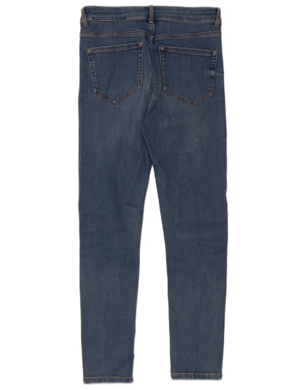 Marks & Spencer Vaqueros pitillo para mujer UK 8 Small W28 L26 Algodón azul