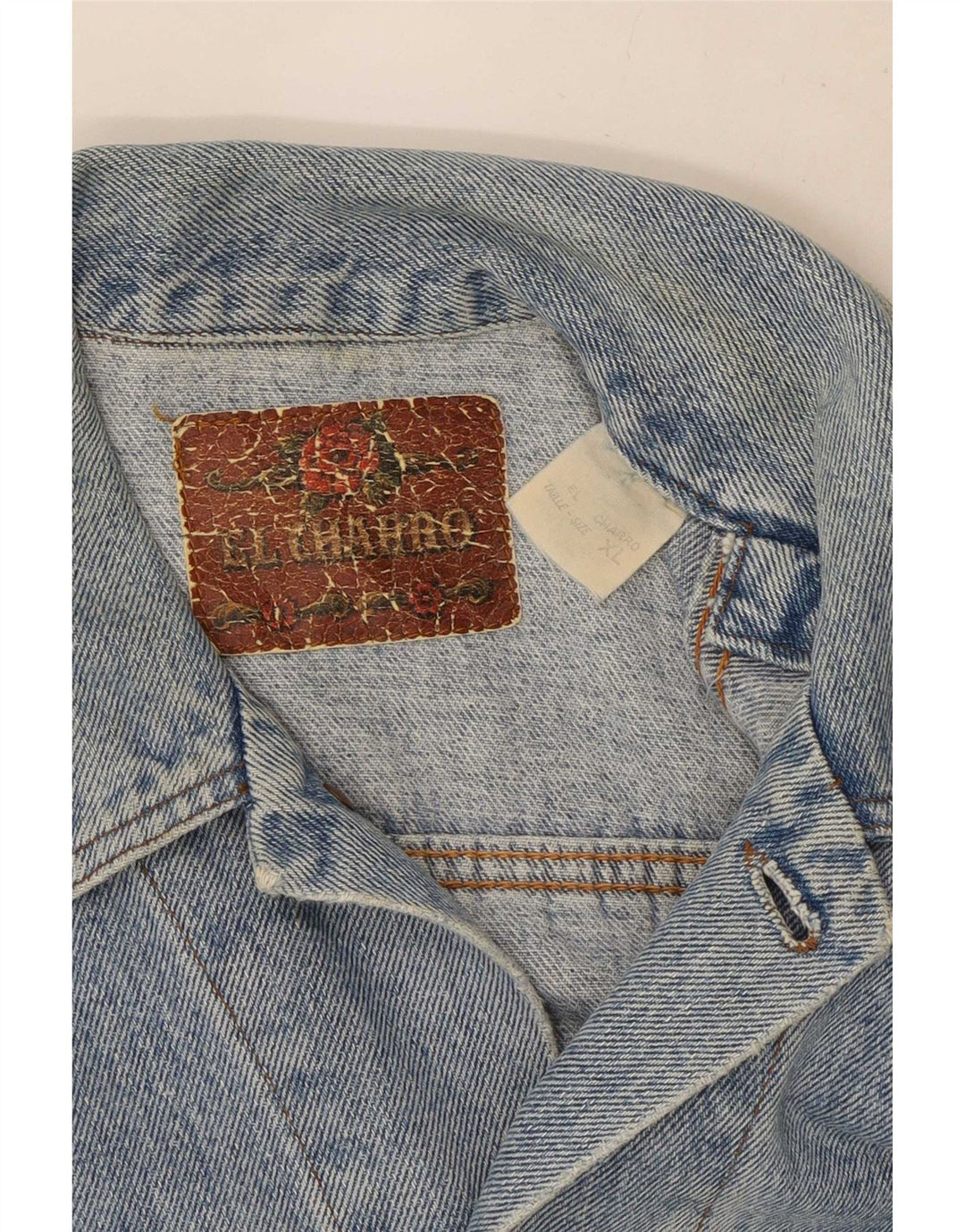 El Charro Chaqueta Vaquera Extragrande para Mujer UK 18 XL Algodón Azul